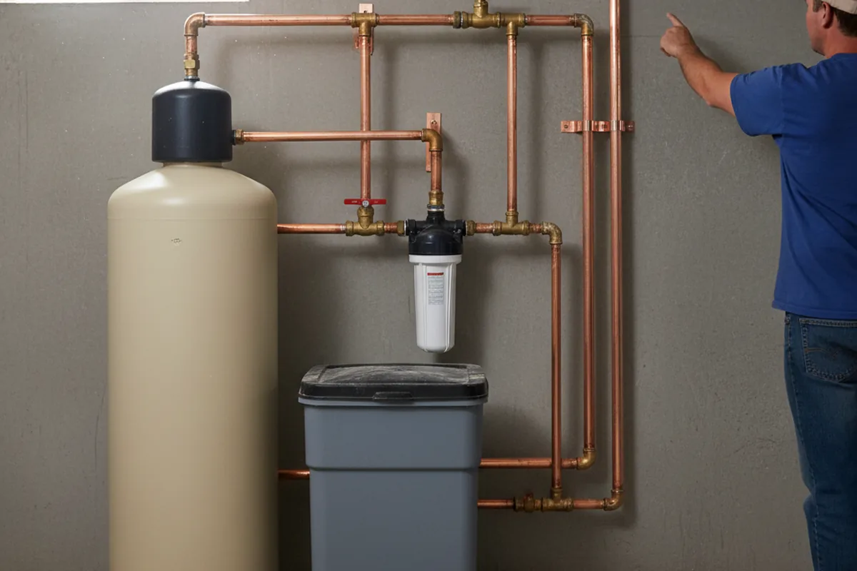 Whole-house water treatment system installed in Schriever